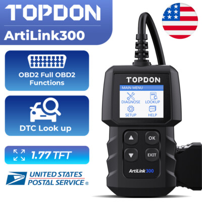 Topdon Artilink OBD2 EOBD Diagnostic Scanner Code Reader Tool For GM Chrysler
