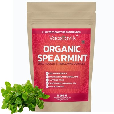 Vaastavik Himalayan Sourced Spearmint Tea 100g Free Shipping World Wide