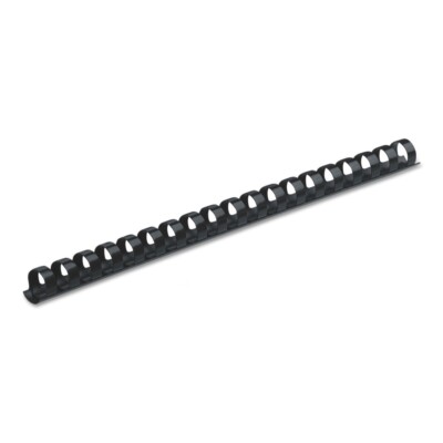 Fellowes 52501 1/2 Dia 90 Sheet Plastic Comb Bindings - Navy Blue (100/Pk) New