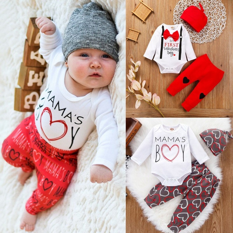 newborn baby valentines day outfit