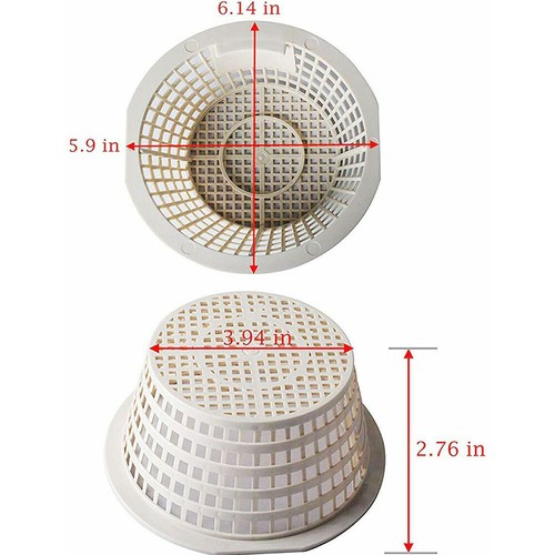 2pack Swimming Pool Skimmer Basket For Swimline Hydrotools 8928 Olympic ACM88