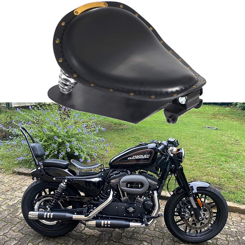 FÜR HARLEY BOBBER Chopper Custom Motorrad Solo Sit Produktbild-Vorschau 2