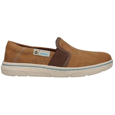 

Коричневые женские повседневные слипоны на плоской подошве Ariat Eco Ryder 10035871, Коричневый, Ariat Eco Ryder Slip On