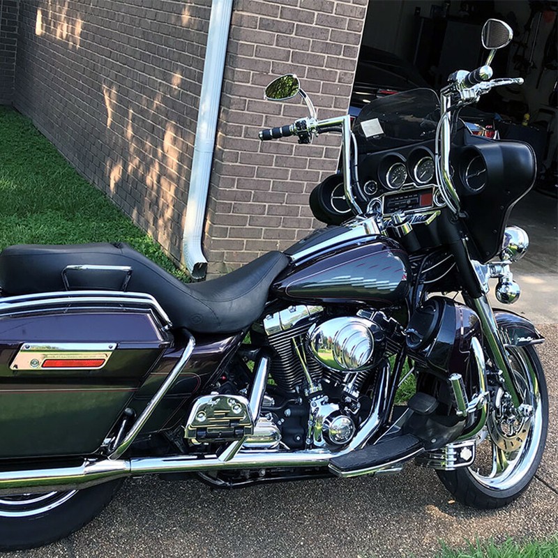 12/14/16 in. Rise Ape Hanger Handlebar For Harley Road King Electra