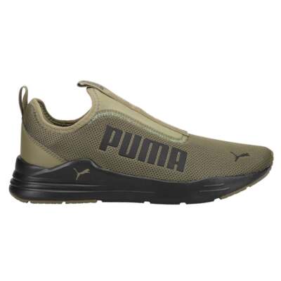 Мужские зеленые кроссовки Puma Wired Rapid Running, спортивная обувь 38588106