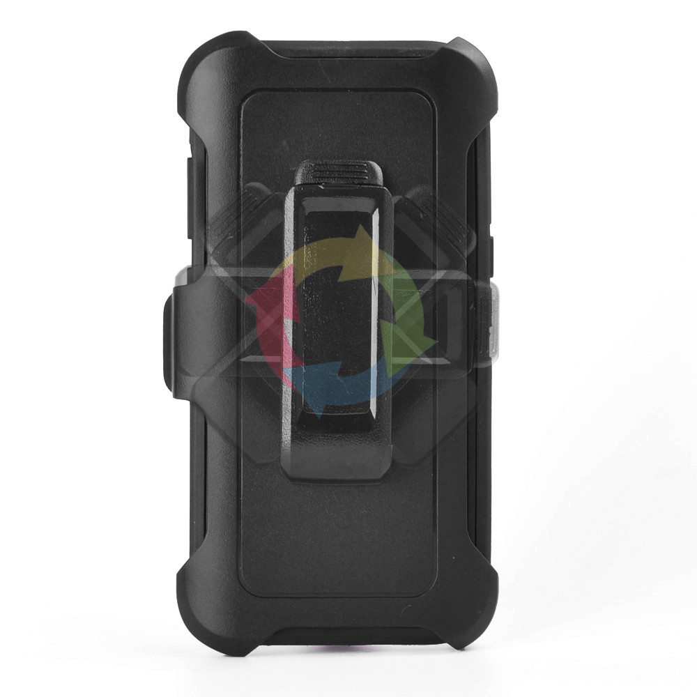 For Apple iPhone XS Max Defender Case Cover w/(Clip Holster Fits Otterbox) Black