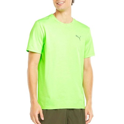 

Puma Run Favorite Heather Crew Neck с коротким рукавом Мужская футболка размера  520209-45, Зеленый, Puma Run Favorite Heather Crew Neck Short Sleeve