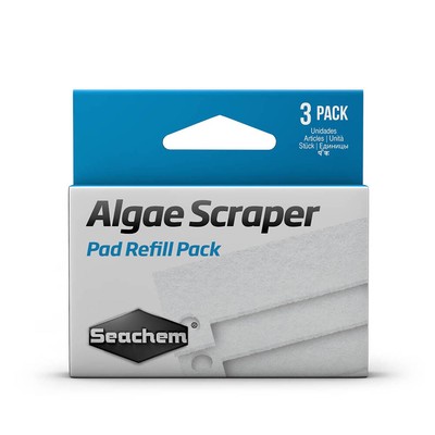 SEACHEM ALGAE SCRAPER REPLACEMENT SCRUBBER 3pk