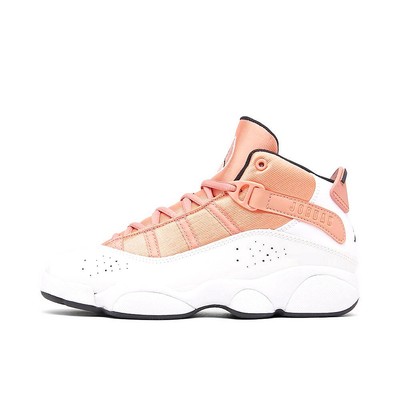 

Jordan 6 Rings Little Kids Lt Madder Root/бело-черный (DM8964 801), Lt madder root/white-black