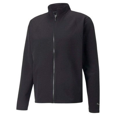 

Puma M Studio Ultramove Full Zip Jacket Мужская черная повседневная спортивная верхняя одежда 522, Черный, Puma M Studio Ultramove Full Zip Jacket