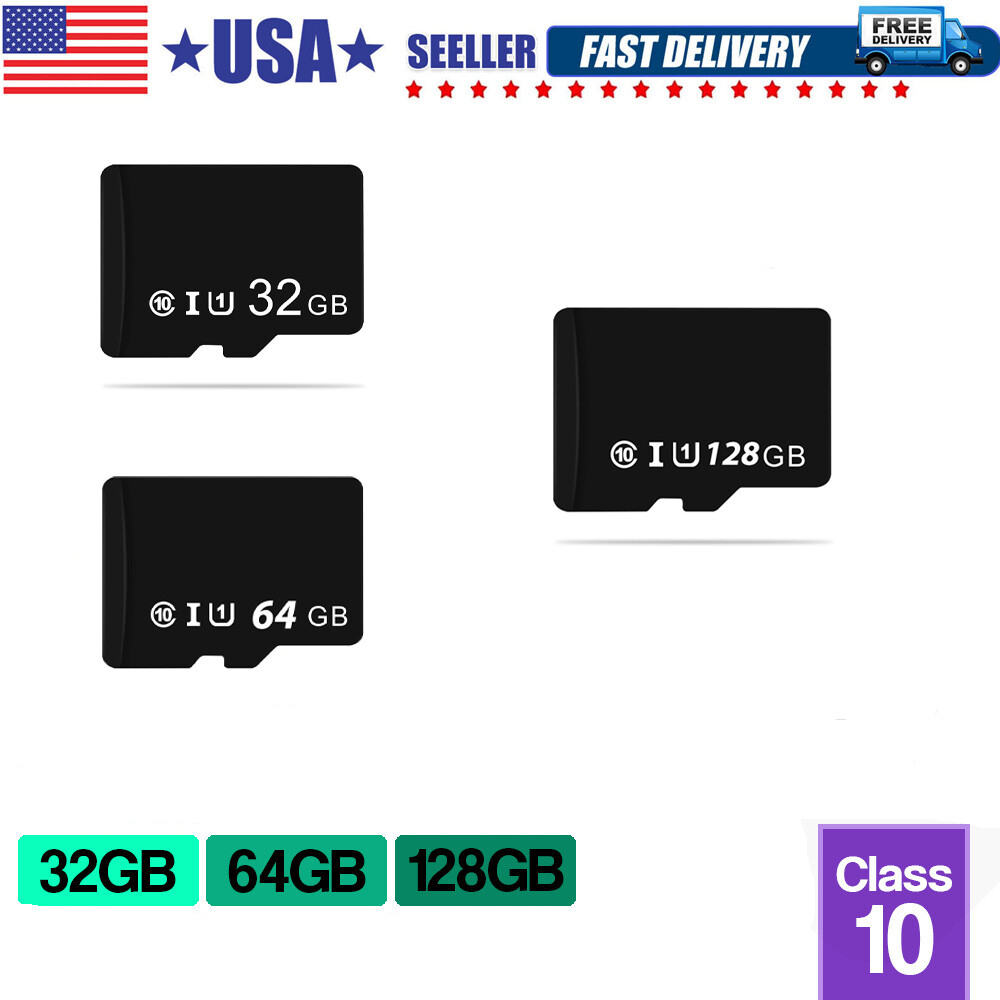 Micro SD Card 128GB 64gb 32gb Ultra Class 10 Memory Card Tab