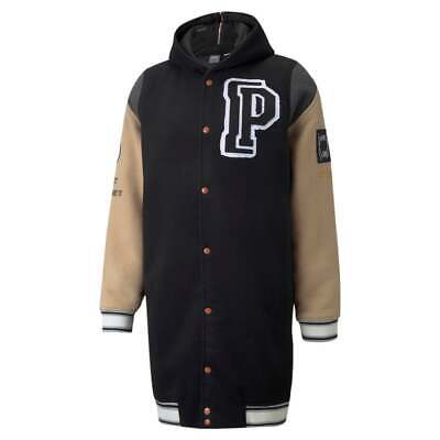 

Мужская черная повседневная спортивная верхняя одежда Puma Varsity Signature с капюшоном 532089, Черный, Puma Varsity Signature Hooded Jacket