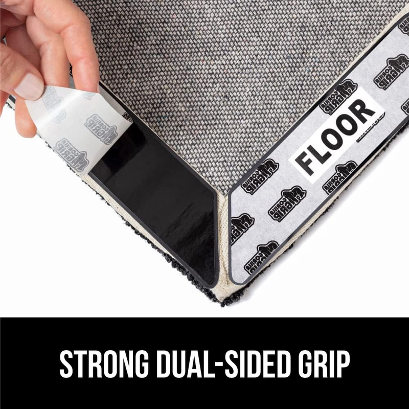 Patent Pending Rug Gripper Pads, Keep Area Rugs Corners from Curling and Bunchin