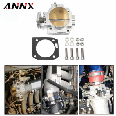 For K20 K20A2 Engine Silver 70mm Intake Manifold Throttle Body Plate Assembly