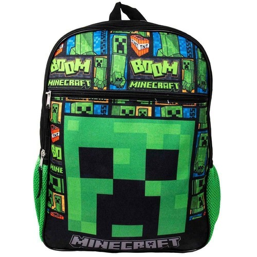 Minecraft Backpack 16" Backpack with Large Front Pocket