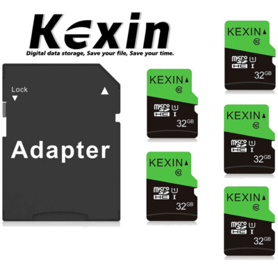 1/2/3/4/10 Pack 32 GB Micro SD Cards MicroSDHC Memory Cards C10 Memory Card LOT