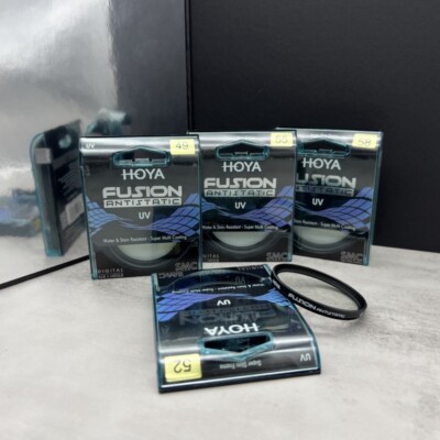 Hoya FUSION ANTISTATIC 49-82mm UV Slim Filter - 18-layer (SHMC) Multi-Coating