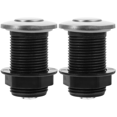 2pcs Luftknopf aus Edelstahl Haushaltsmüllentsorgungsschalter