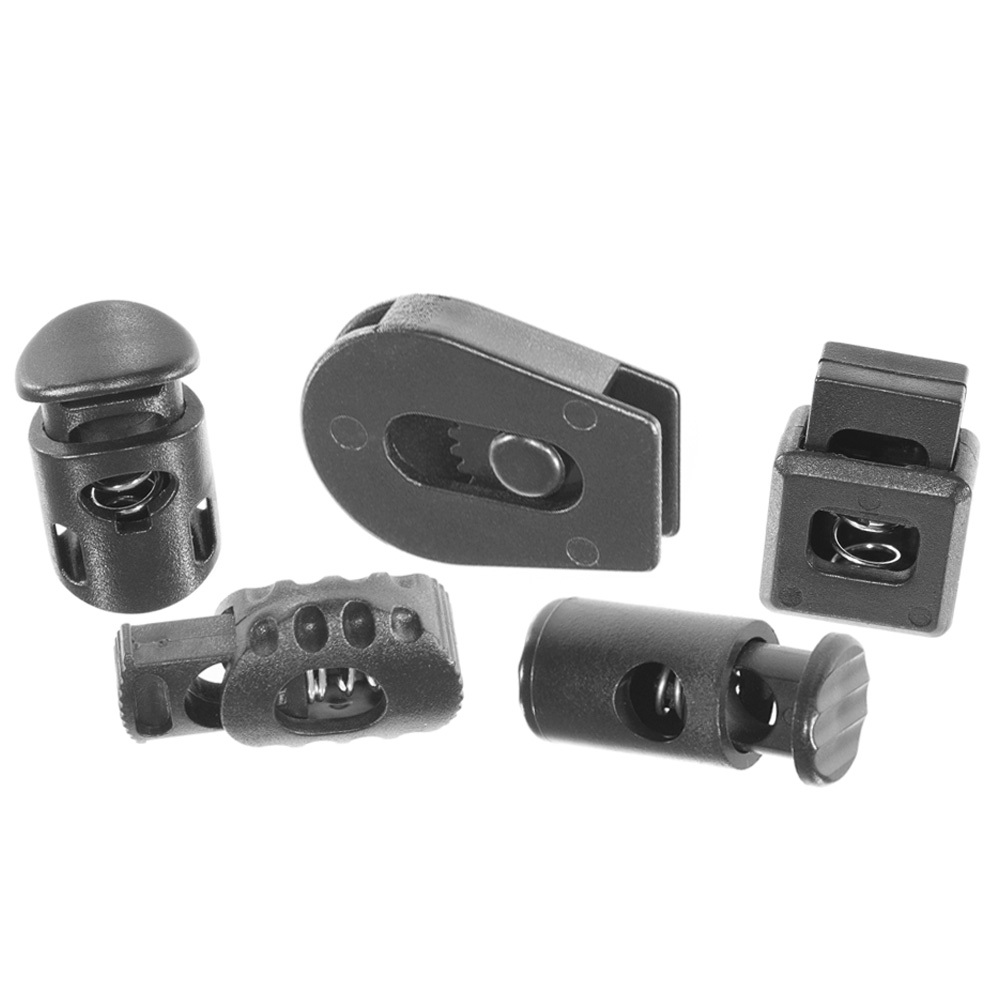 West Coast Paracord Cord Locks Multiple Styles Available Black