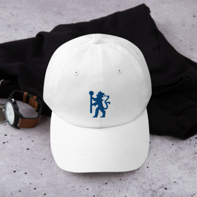 Chelsea Minimalist Design Embroidered Dad Hat Soccer Football Cap