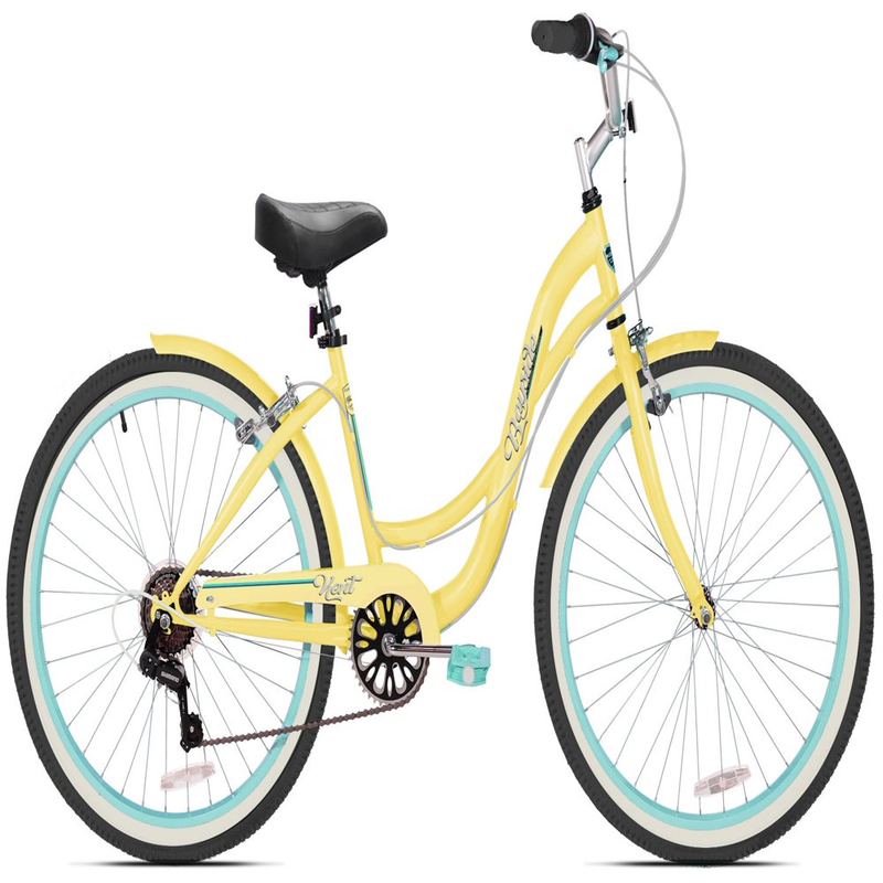 Kent 26 In. Bayside Ladies 7-Speed Cruiser, Yellow