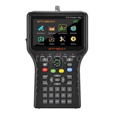 V8 Finder Max Satellite Finder DVB-S2X / S2 / S support H.264/H.265 for GTMEDIA