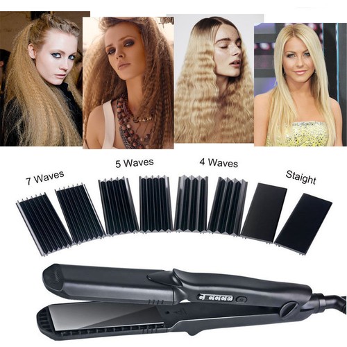 Pro Hair Crimper Crimping Wave Iron Ceramic Perm Slipnt Waver Hair