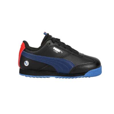 

Puma Bmw Mms Roma Via Lace Up Toddler Boys Черные кроссовки Повседневная обувь 307124-0, Черный, Puma Bmw Mms Roma Via Lace Up Toddler