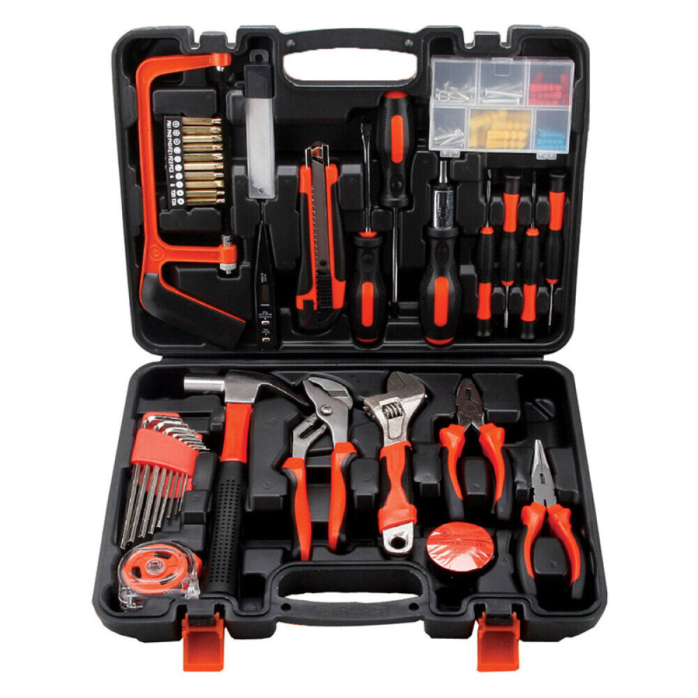 82 pcs Hardware Tool Kit Set Hand Tool Home Car Wrench Repair Daily Maintenance