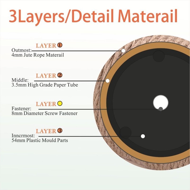 Cat Scratching Post Cat Tree Sisal Climbing Frame DIY Replacement Post Acces.