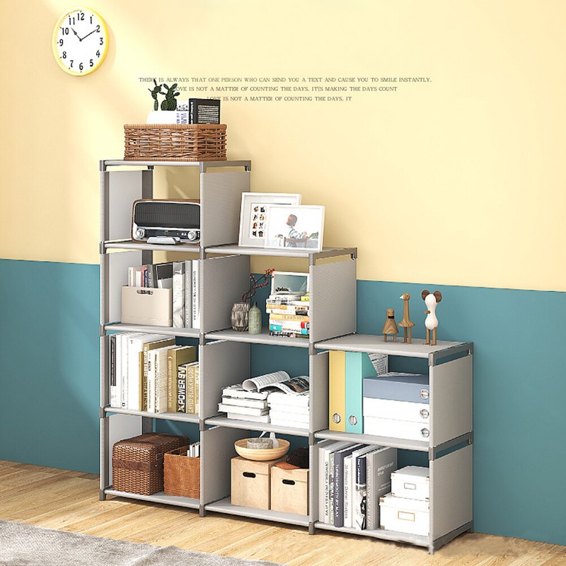 DIY Bookshelf Cube Storage Shelf Rack Organizer Bookcase Livingroom Home