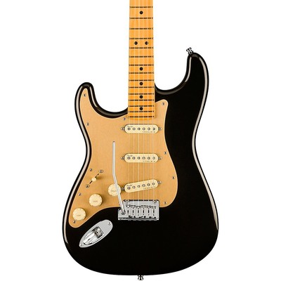 Fender American Ultra Stratocaster Maple FB Left-Handed Guitar Texas Tea
