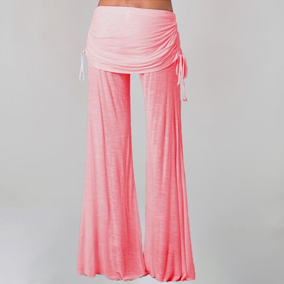 Womens Boho Baggy Harem Pants Yoga Hippie Gypsy Wide Leg Long Trousers Leggings