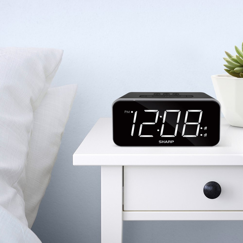 With Jumbo Easy To Read 1.8” White Led Display