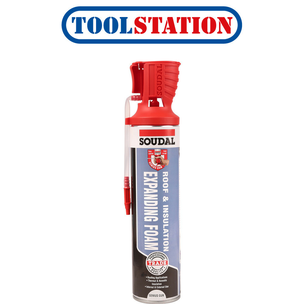 Soudal Gun Genius Roof & Insulation Foam 600ml 5411183154278 eBay