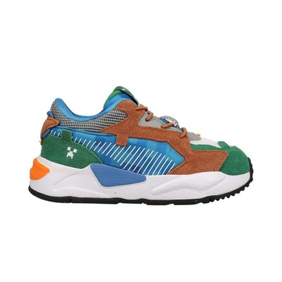

Puma RsZ Minecraft Ac Lace Up Infant Boy Синие кроссовки Повседневная обувь 385652-01, Синий, Puma RsZ Minecraft Ac Lace Up Infant