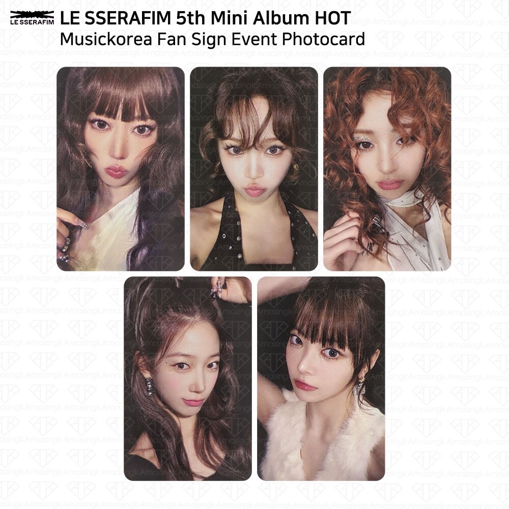 Le Sserafim 5th Mini Album HOT Musickorea Fan Sign Event