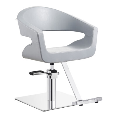 Salon Styling Chair Beauty Hydraulic Salon Chair - GAMA in Grey