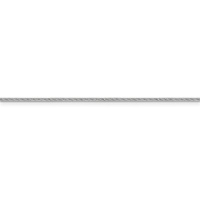 Pre-owned Superdealsforeverything Real 14kt White Gold 16 Inch 1.1mm Round Snake With Lobster Clasp Chain; 16 Inch
