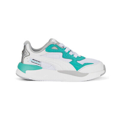 Puma Mapf1 XRay Speed Ac слипоны для маленьких мальчиков Белые кроссовки Повседневная обувь 30717