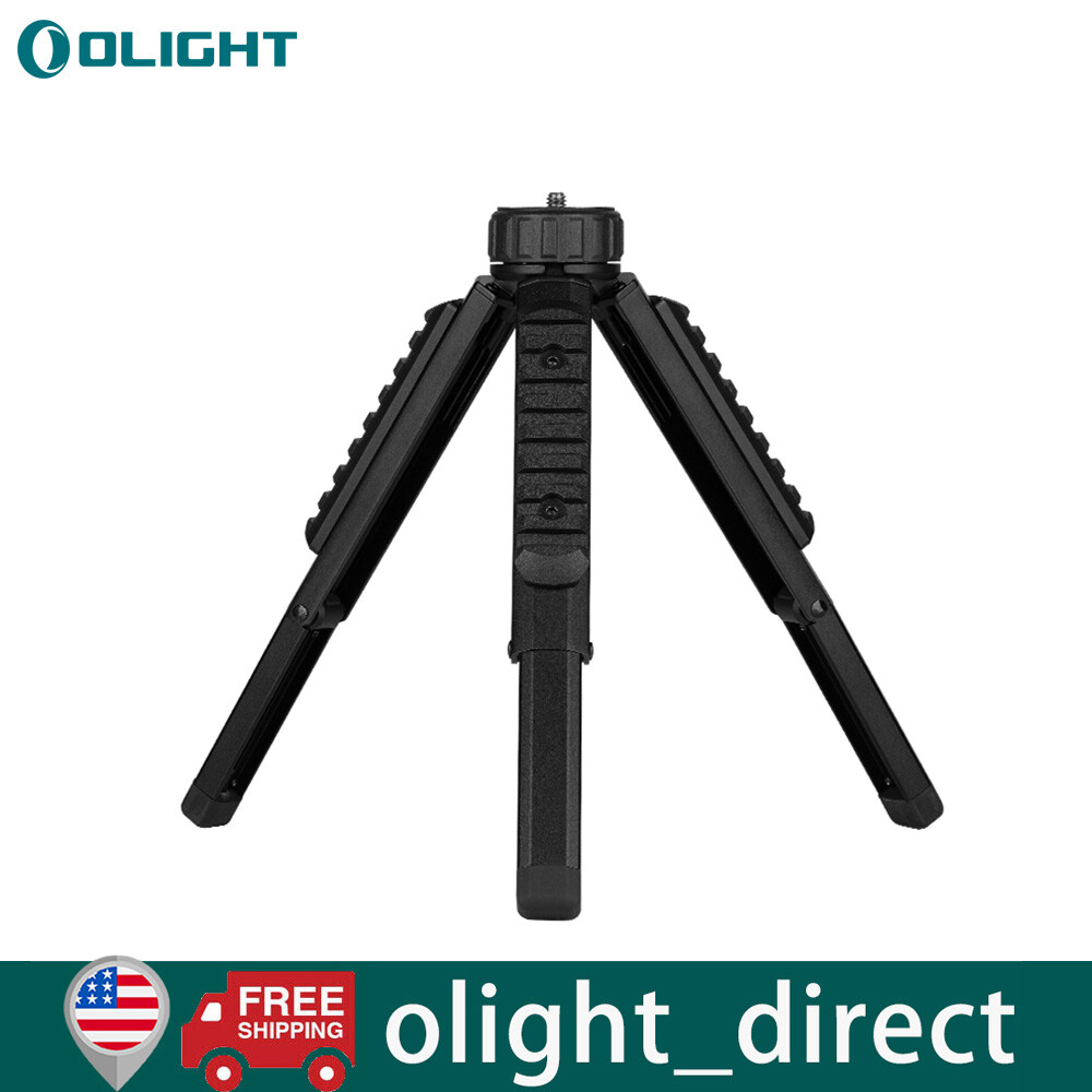 Olight Adjustable Height Tactical Tripod Pro-Black Portable