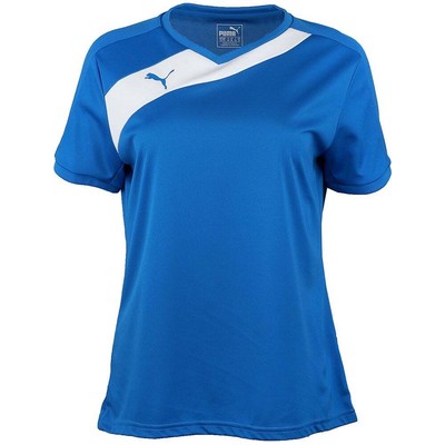 

Футболка Puma Santiago Tg с V-образным вырезом, женская, размер  703406-02, Синий, Puma Santiago Tg V-Neck Soccer Jersey