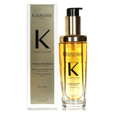 Kerastase Elixir Ultime Refillable L'Huile Originale Oil 2.53oz/75ml NEW IN BOX