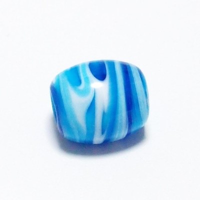 Glass Marble Obidome Obi Clasp, Tonbo-dama, Sky Blue 5, Erishu Wasoan