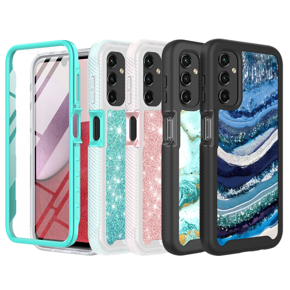 Купить Чехол для телефона Samsung Galaxy A14 5G, полный чехол + встроенная  защитная пленка для экрана, цена 2 290 руб — (374492119540), Германия