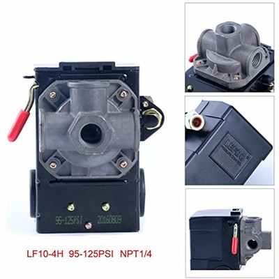 Pressure Switch Control 95-125 Psi 4 Port W/unloader Hand