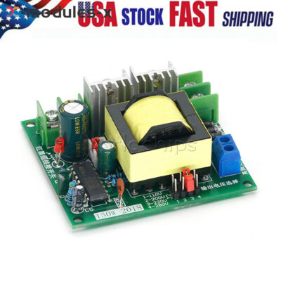 150W DC12V to AC110V 220V Home Battery Power Inverter Converter Boost Module US