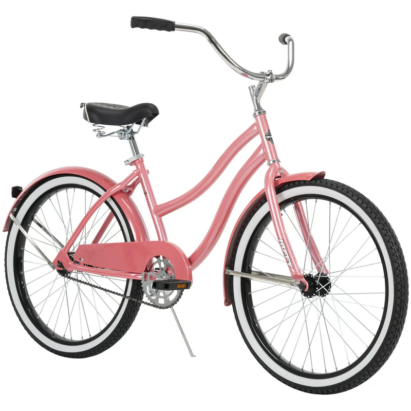 GIRLS CRUISER BIKE 24-Inch Classic Bicycle Pink/Blue/Green