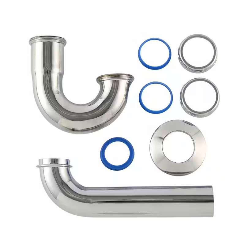 Everbilt Brass Sink Tailpiece Chrome 17 Gauge Bathroom Drain Extension Tube