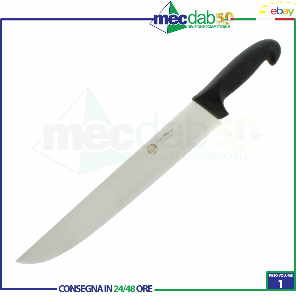 Coltello Da Macellaio Con Manico Stretto Coltello in Acciaio Inox Varie Misure